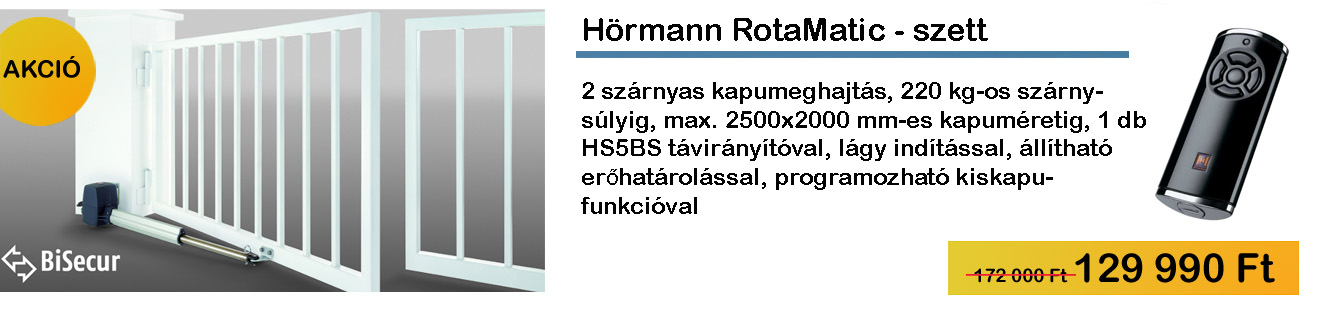 Hörmann Lineamatic nyílókapu motor akció