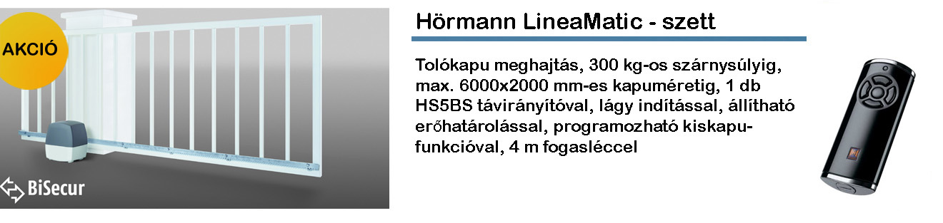 Hörmann Lineamatic tolómotor szett ár